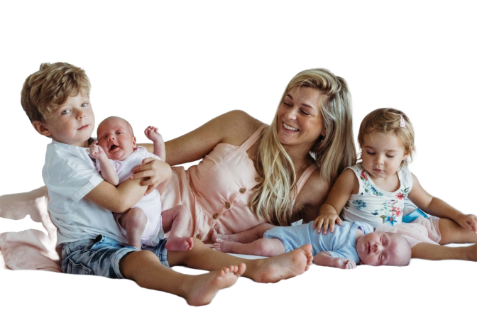 Dr. Natasha Colia with her family - emphasising our family-focused approach to healthcare