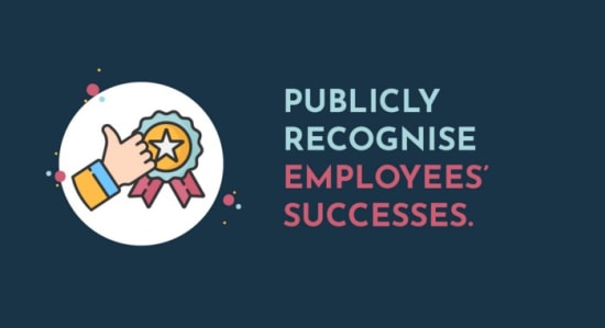 Publicly Recognize Employees Successes