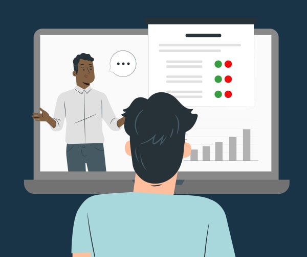 Meet Alex A student, Alex, taking a online course and being asked to select green for true statements and red for false statements.