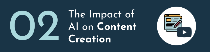 The impact of artificial intelligence on content creation The impact of artificial intelligence on content creation