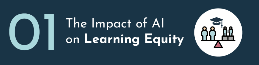 The impact of artificial intelligence on learning equity