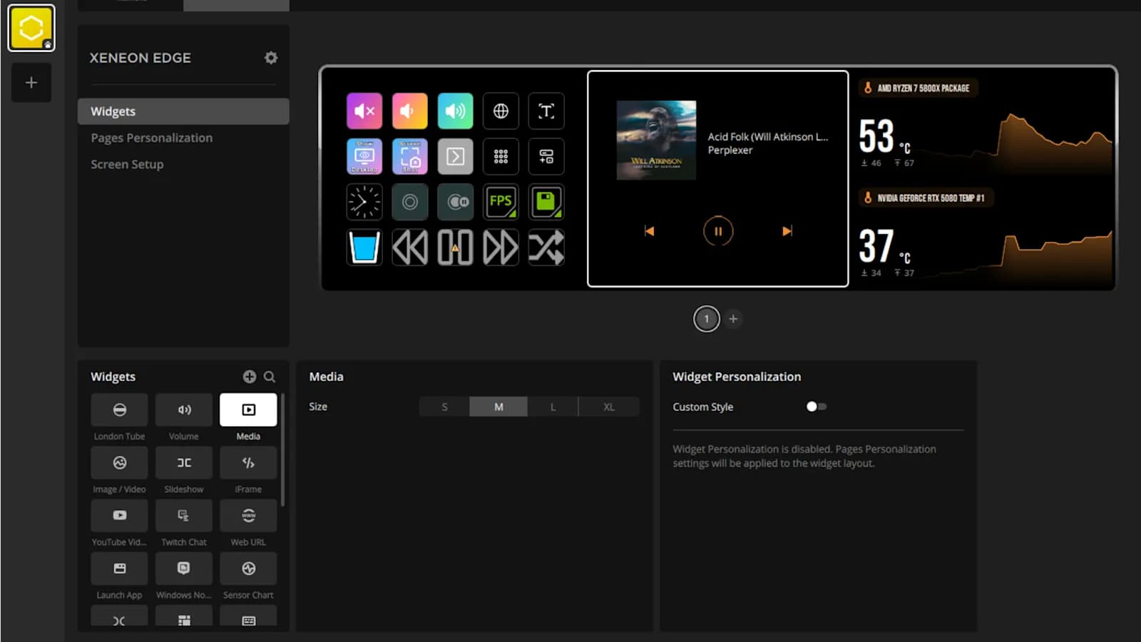 Oficjalny widget Stream Deck