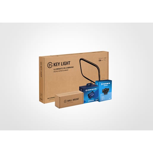 Elgato Key Light Solo Bundle Wall 4K Control Mini