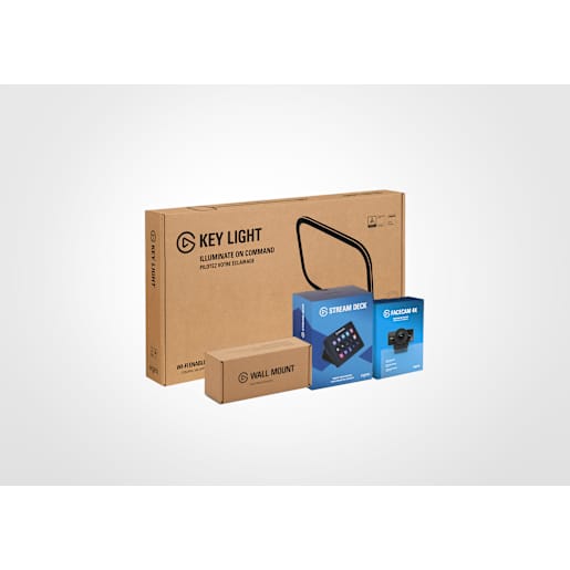 Elgato Key Light Solo Bundle Wall 4K Control