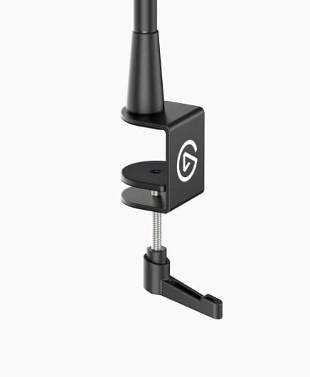 Wave mic arm padded clamp