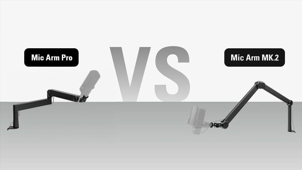 Wave Mic Arm MK.2 vs Mic Arm Pro