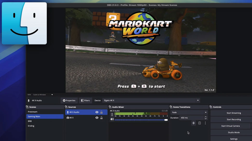 Capture Switch 2 on Mac