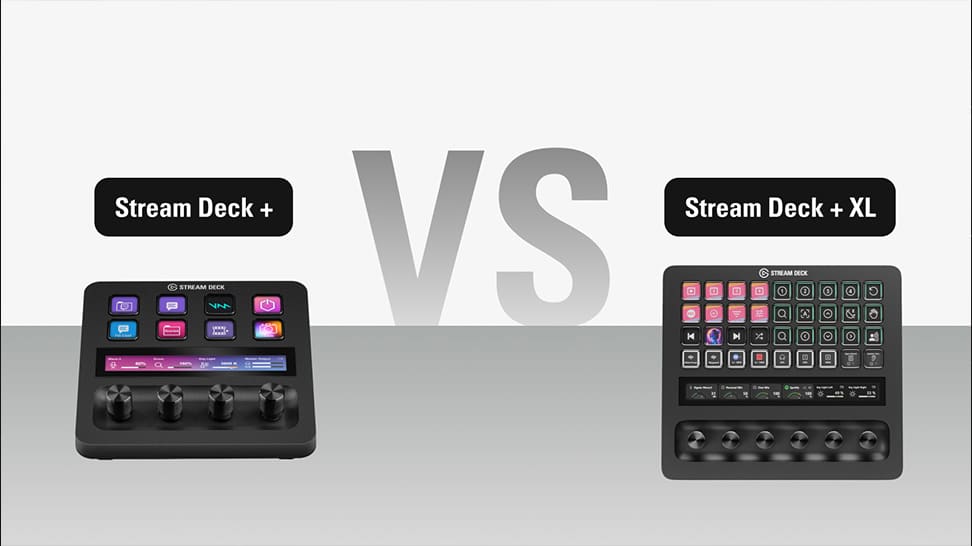 Stream Deck + vs Stream Deck + XL: What's the difference