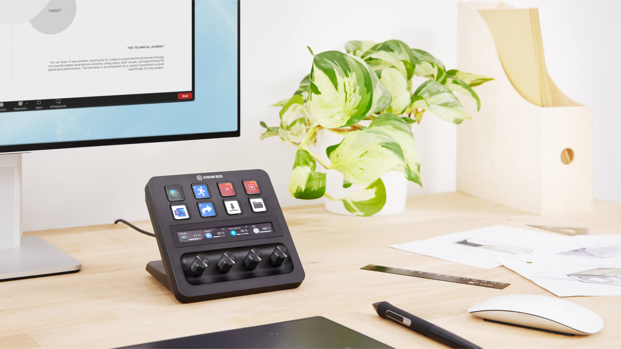 Stream Deck + White Edition | Elgato