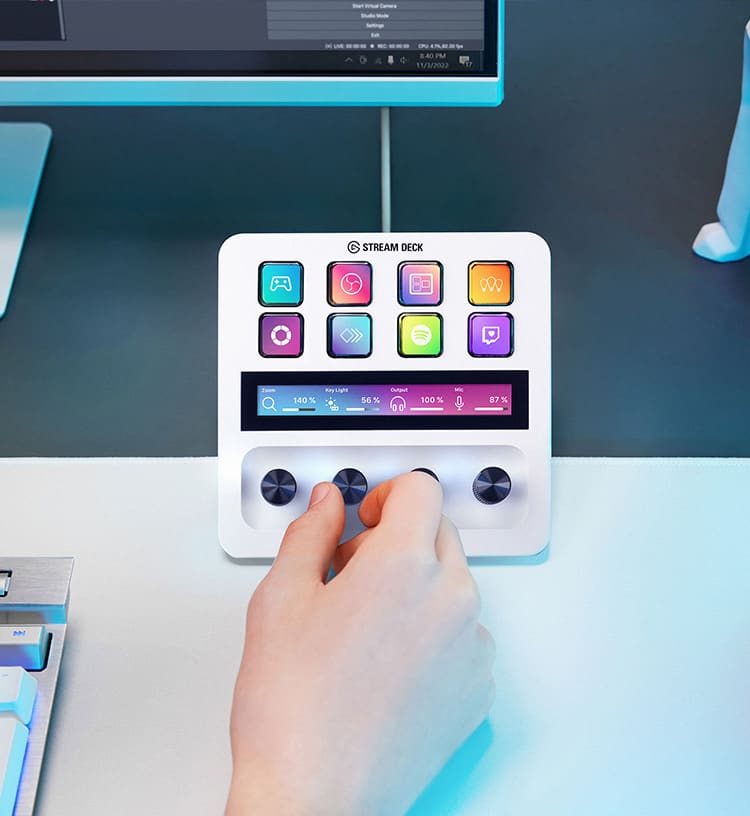 Stream Deck + White Edition | Elgato