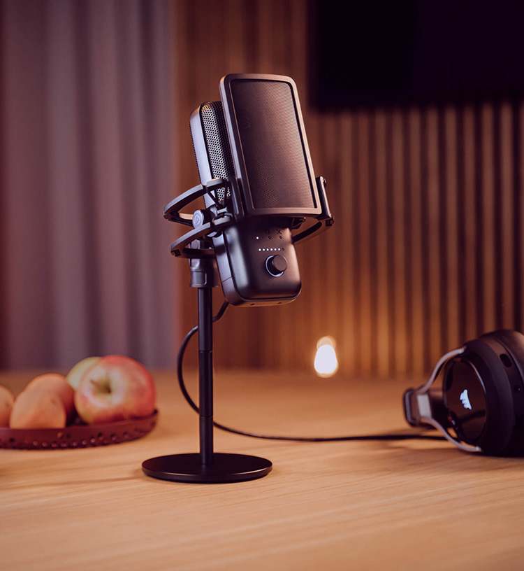 Wave:3 - Black | Microphone & Digital Mixing Solution | Elgato