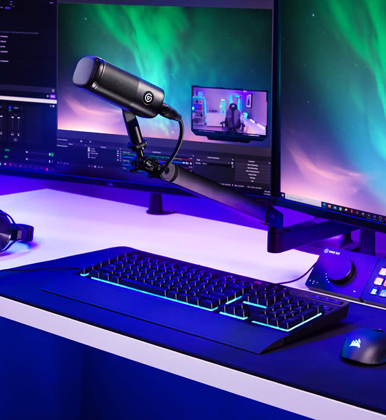 Wave DX - Black | Dynamic Vocal Microphone | Elgato