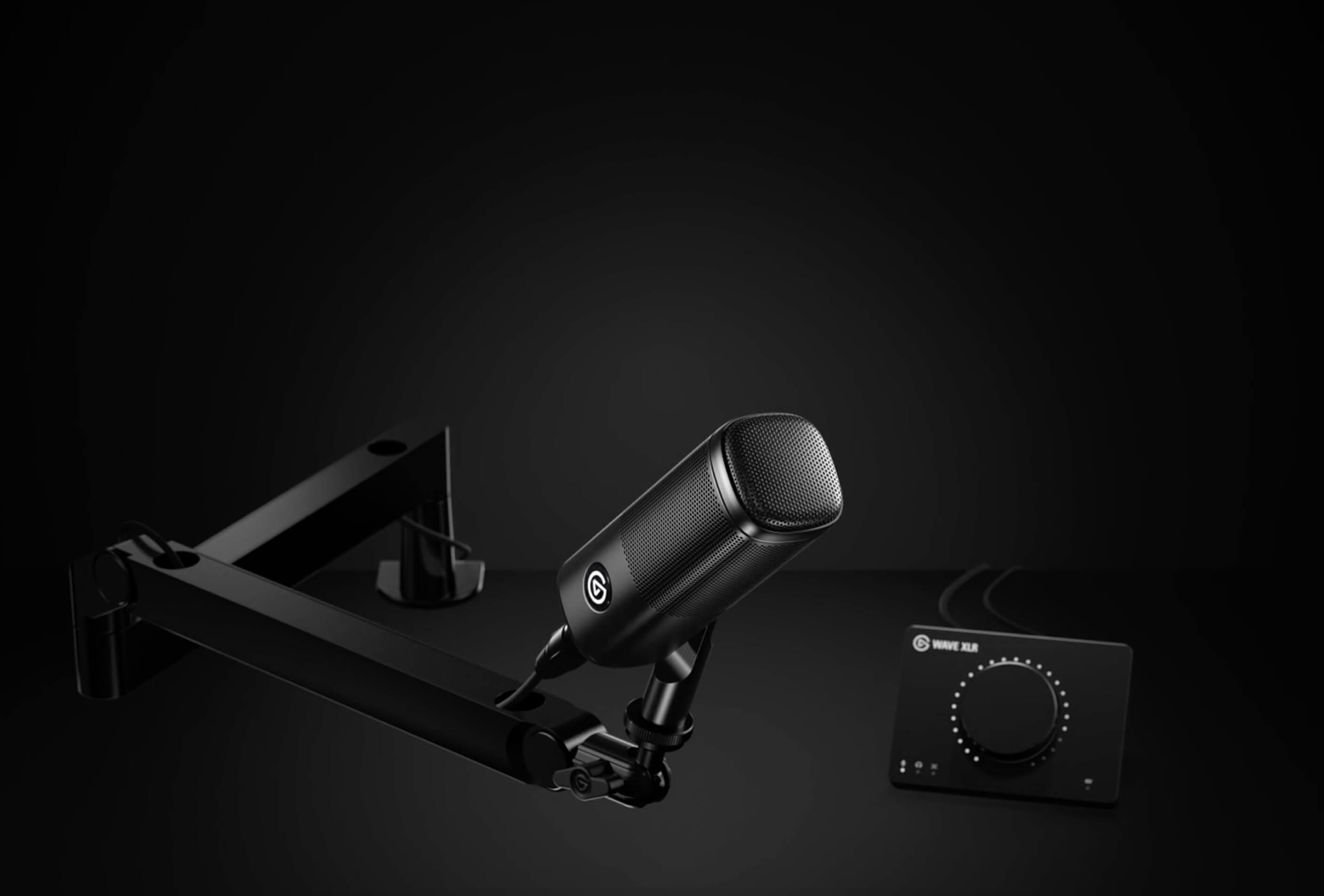 Wave DX - Black | Dynamic Vocal Microphone | Elgato