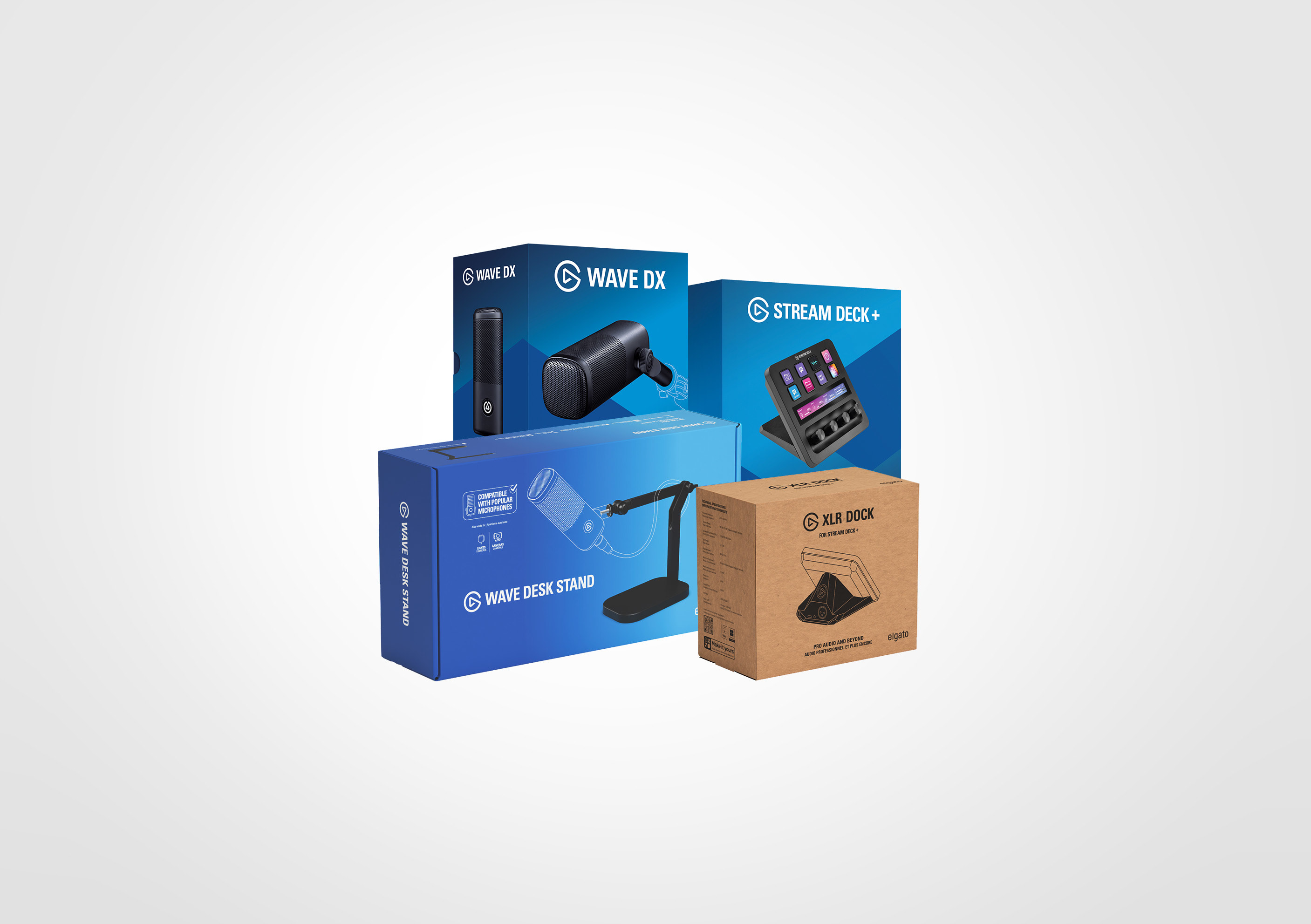 Mount Your Full XLR Setup incl. Dock (without XLR Cable)