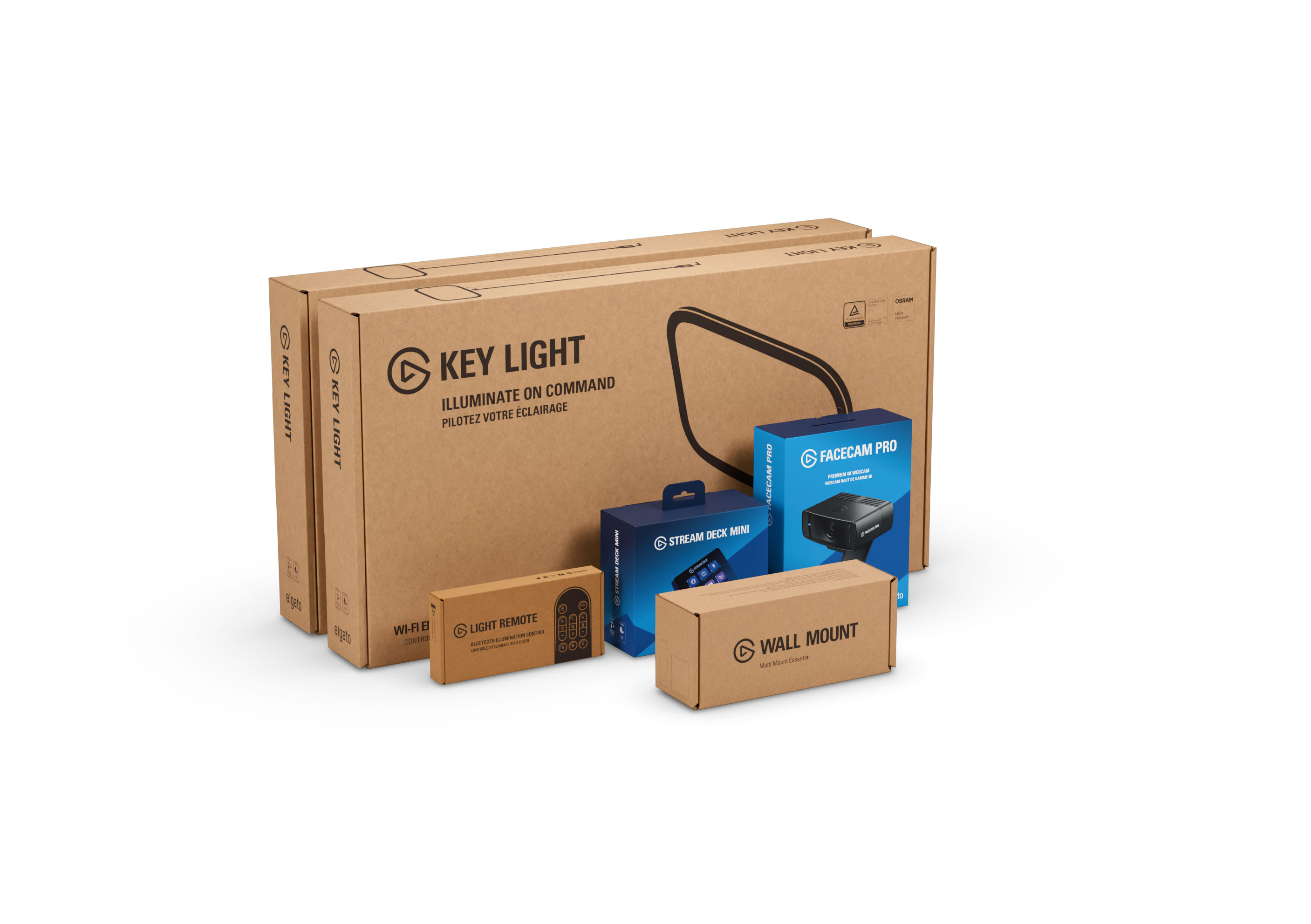 Key Light Duo Bundle - Wall Pro Remote Control Mini