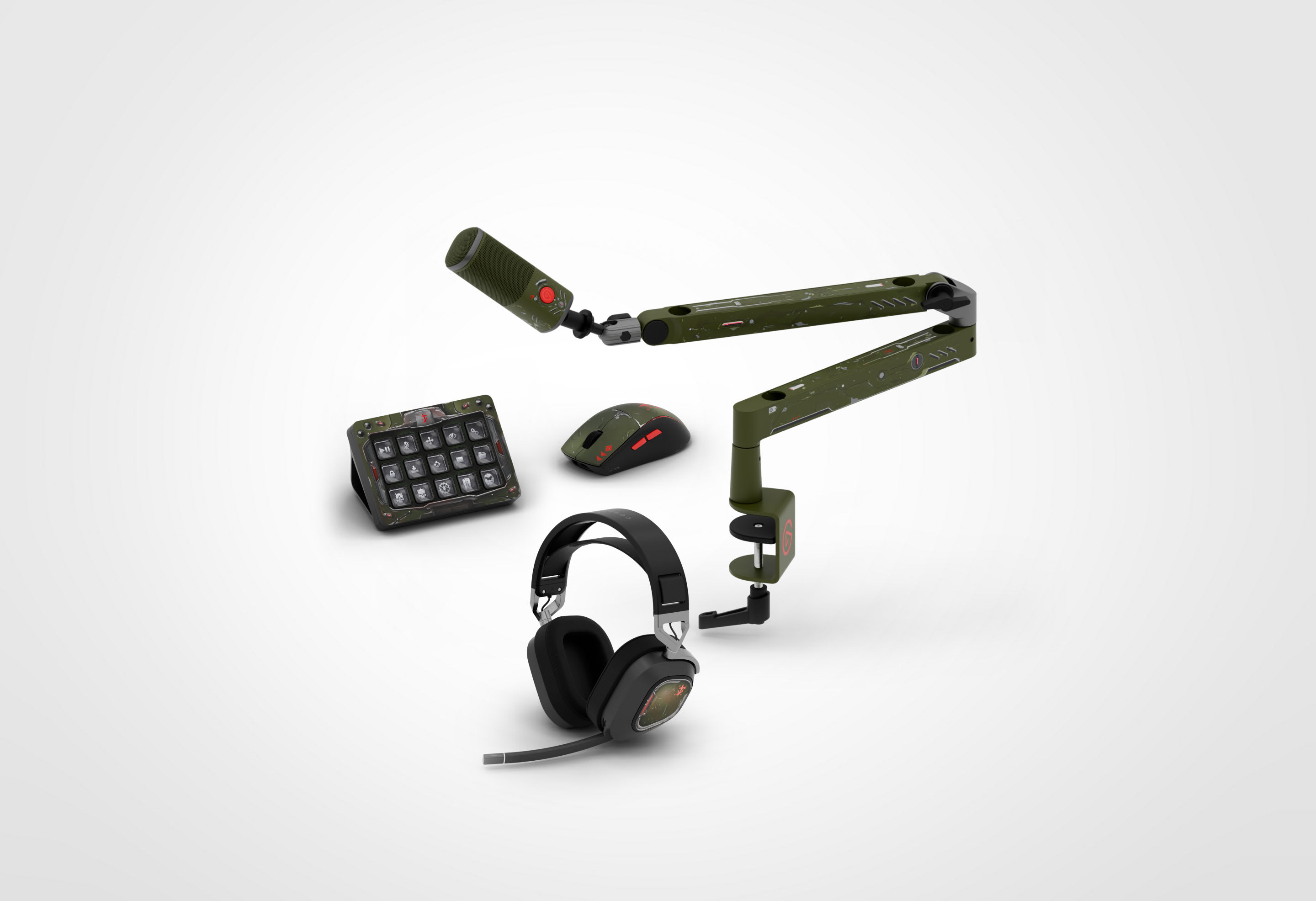 Doom Ultra-Violence Bundle - Control, Mic, Mount, Headset and Mouse