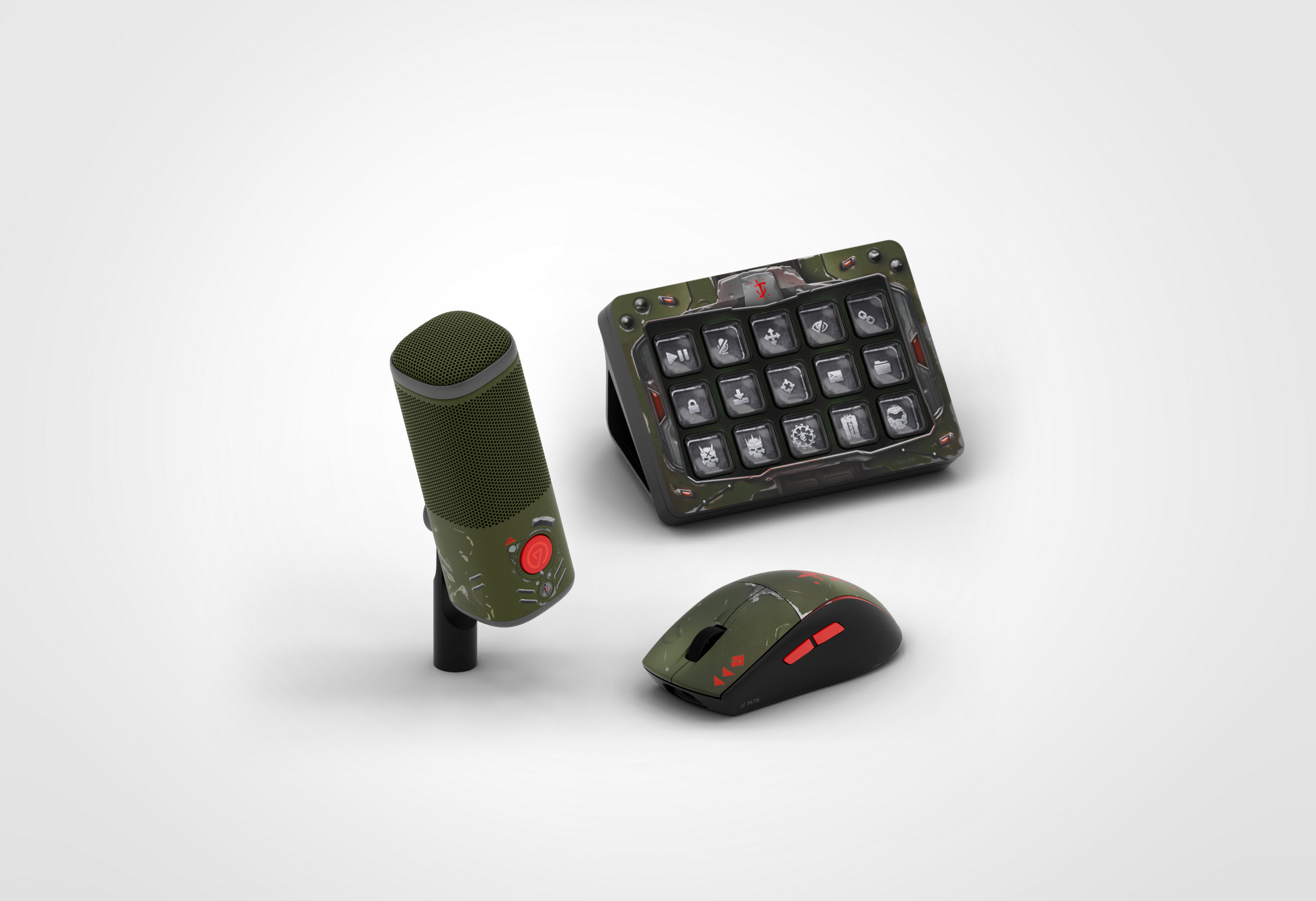 Doom Warrior Bundle - Control, Mic and Mouse