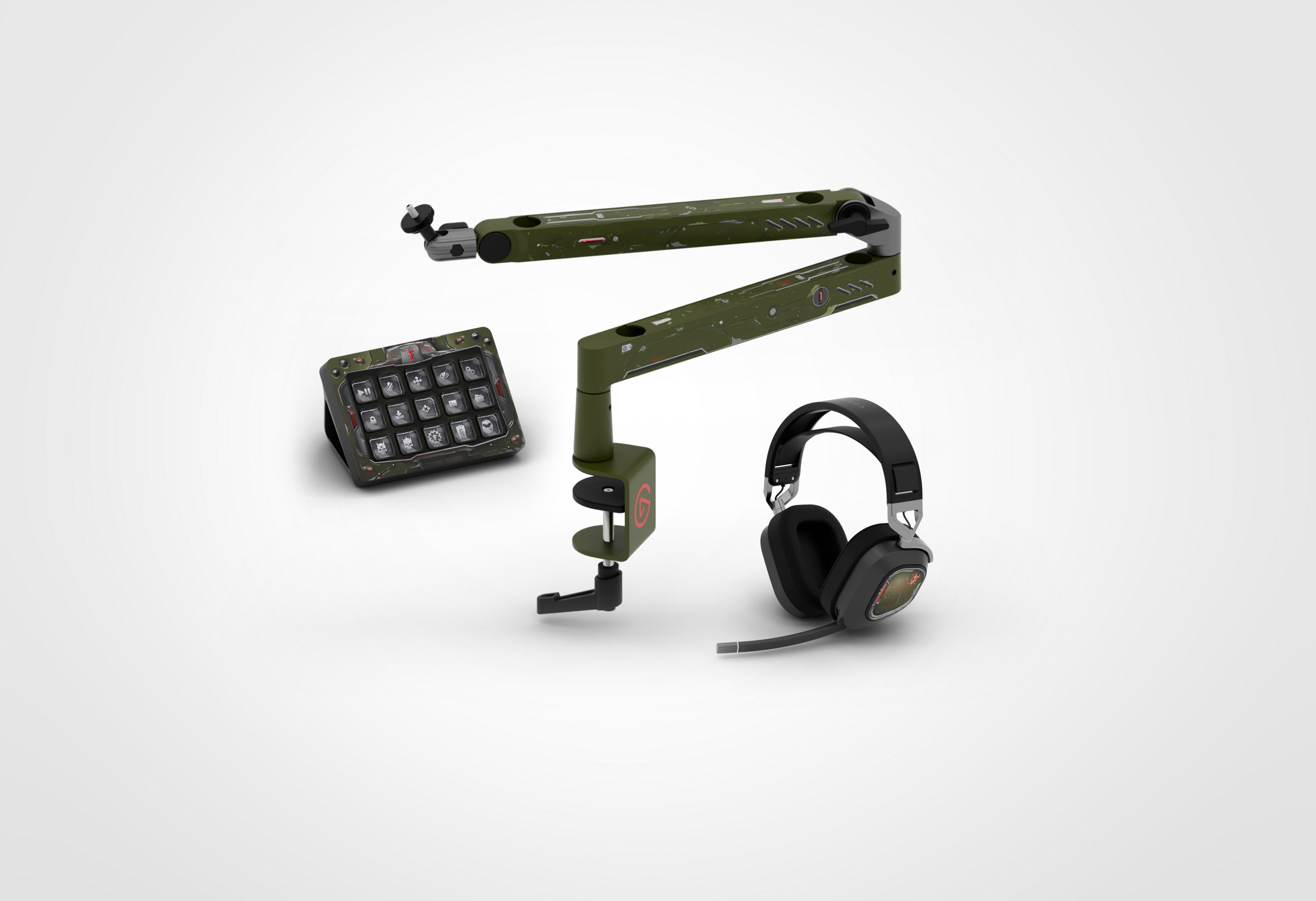 Doom Warrior Bundle - Control, Mount and Headset