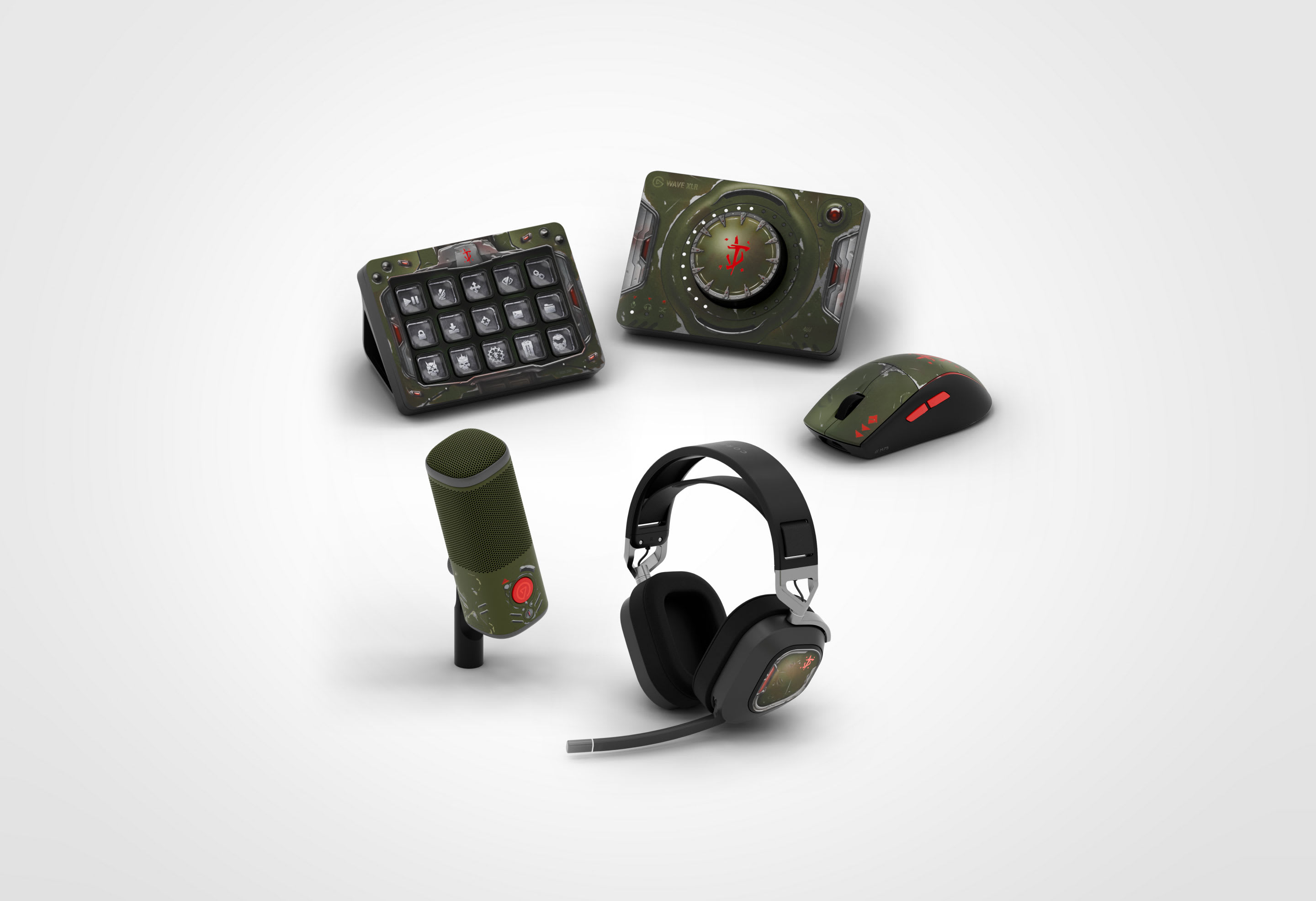 Doom Ultra-Violence Bundle - Control, Interface, Mic, Headset and Mouse