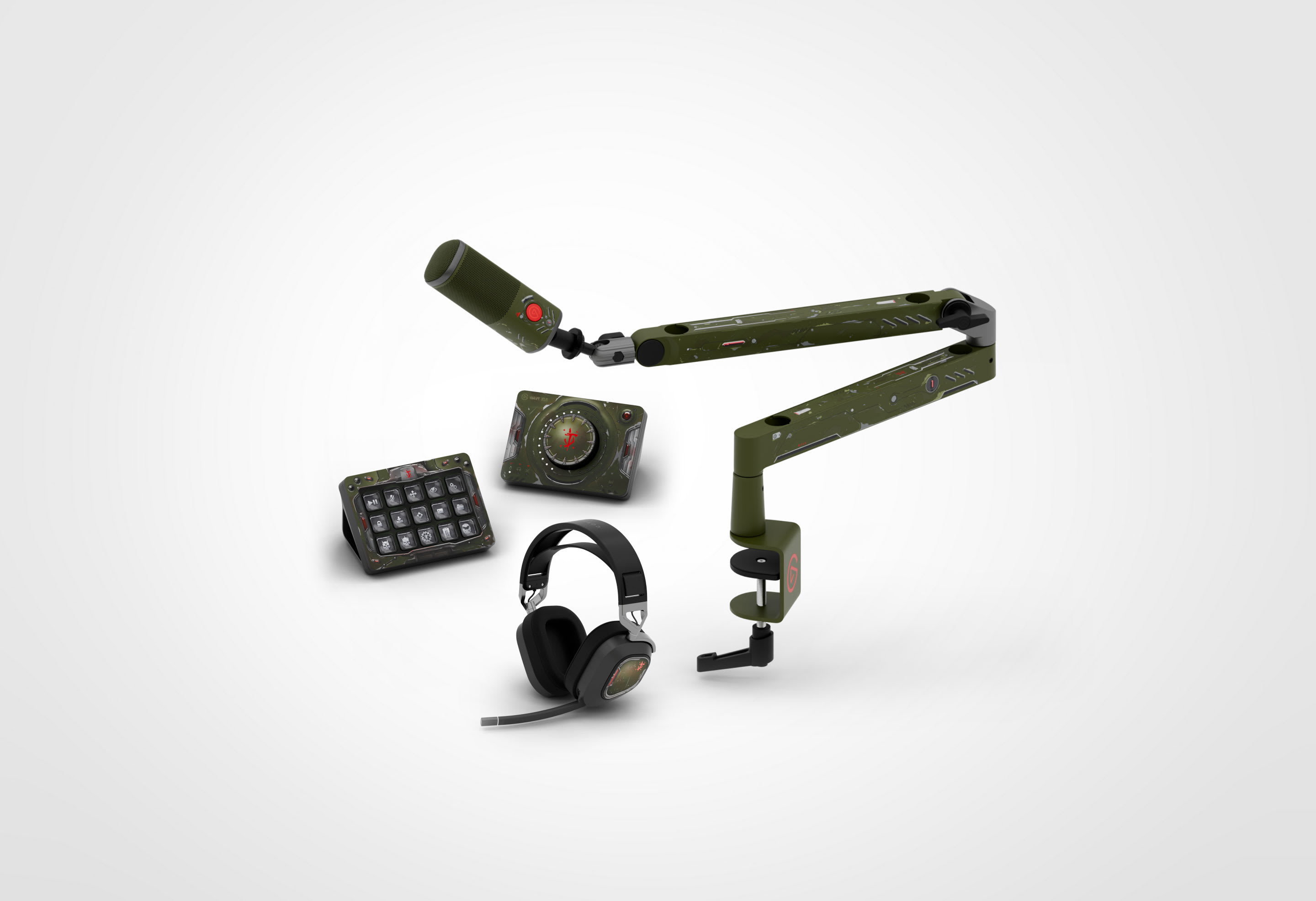 Doom Ultra-Violence Bundle - Control, Interface, Mic, Mount and Headset