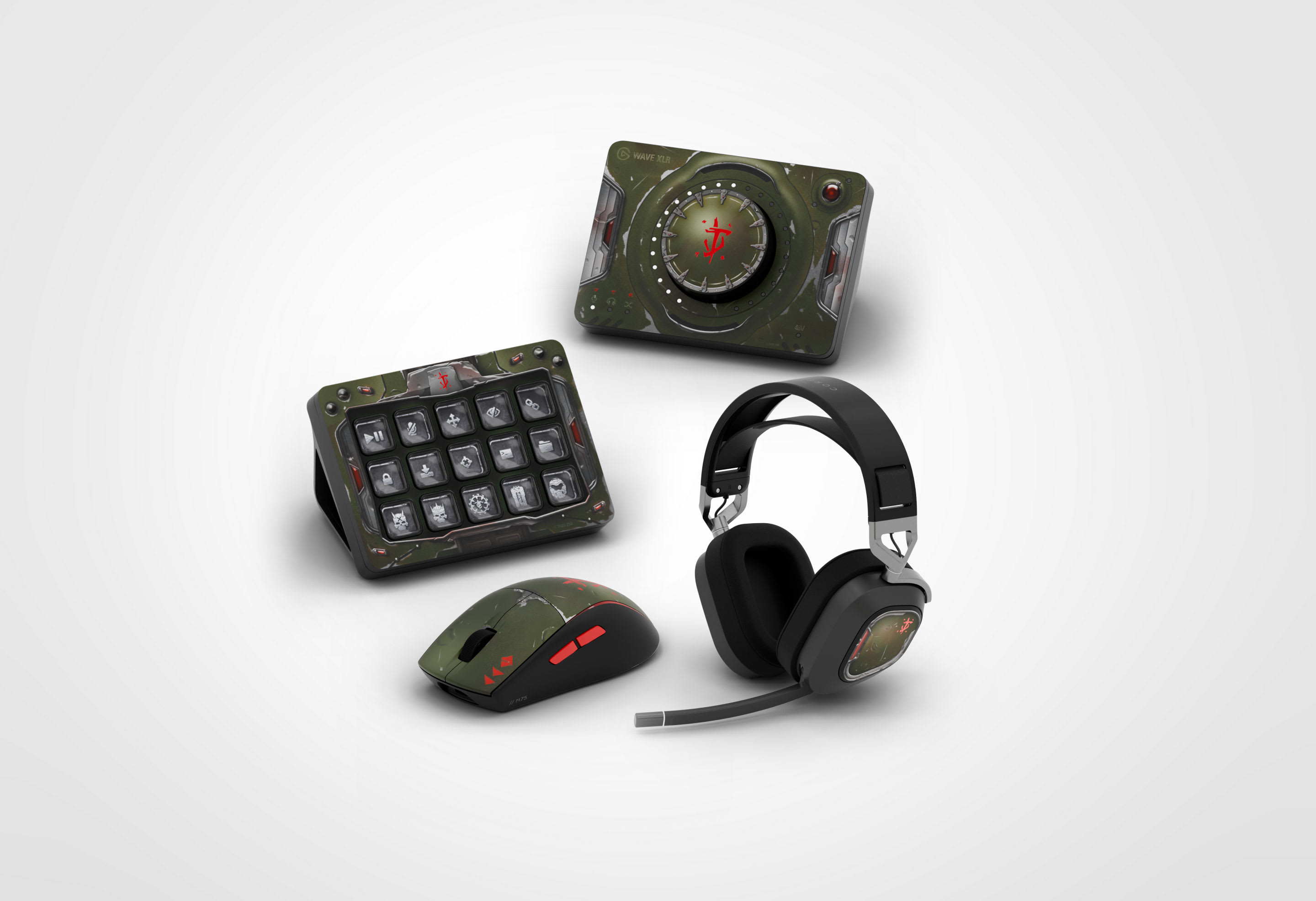 Doom Elite Bundle - Control, Interface, Headset and Mouse