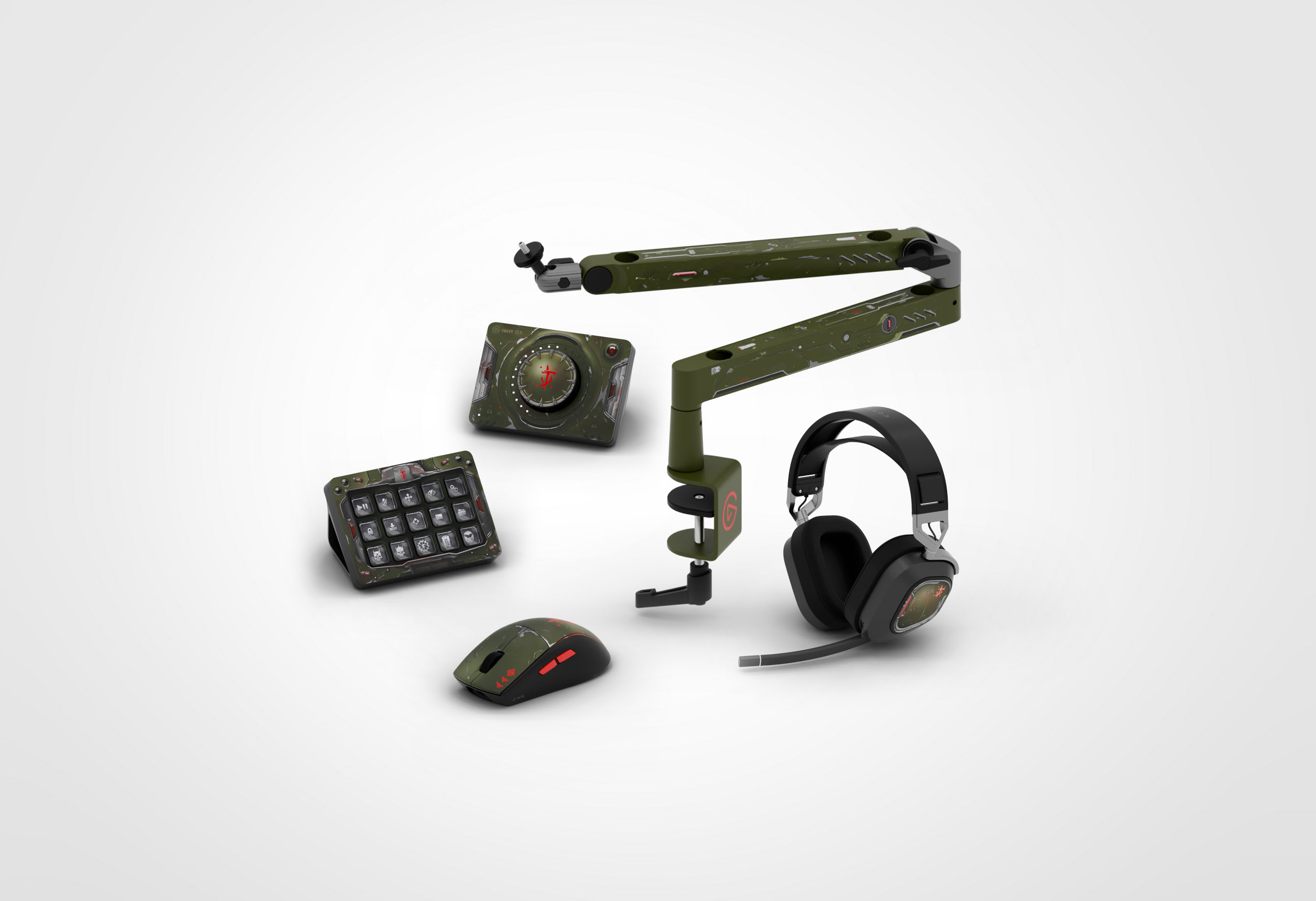 Doom Ultra-Violence Bundle - Control, Interface, Mount, Headset and Mouse