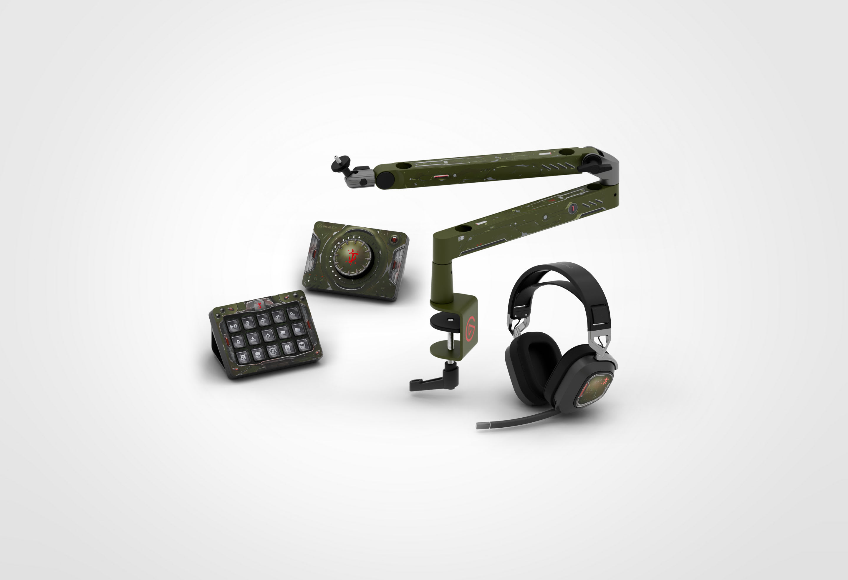 Doom Elite Bundle - Control, Interface, Mount and Headset