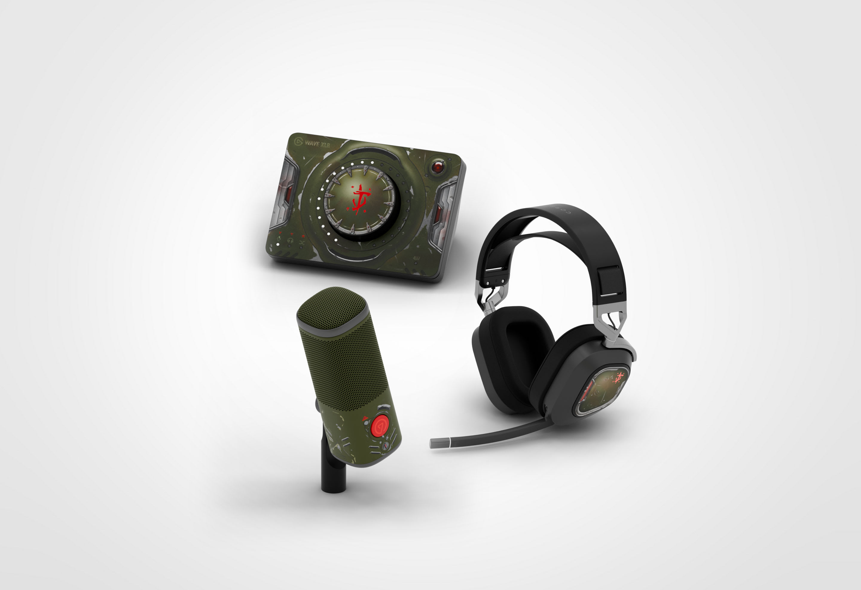 Doom Warrior Bundle - Interface, Mic and Headset