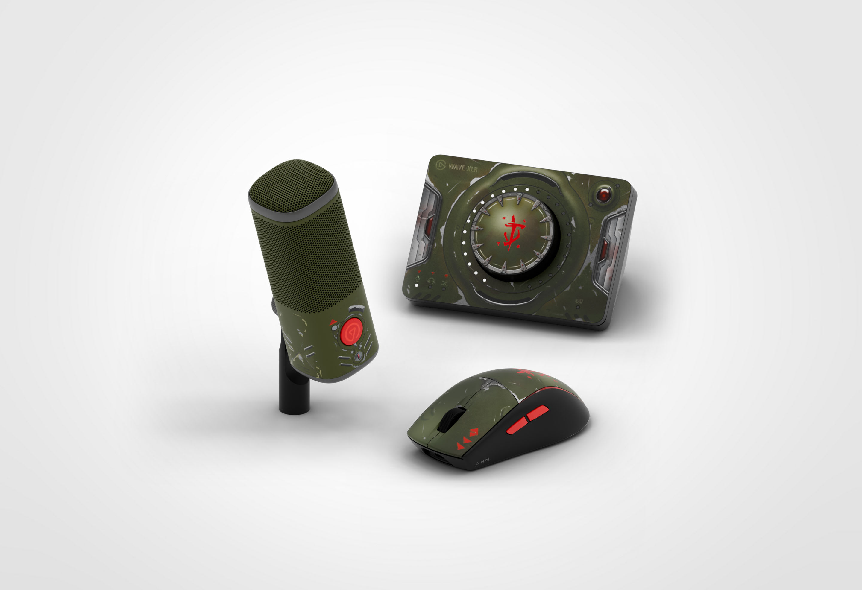 Doom Warrior Bundle - Interface, Mic and Mouse