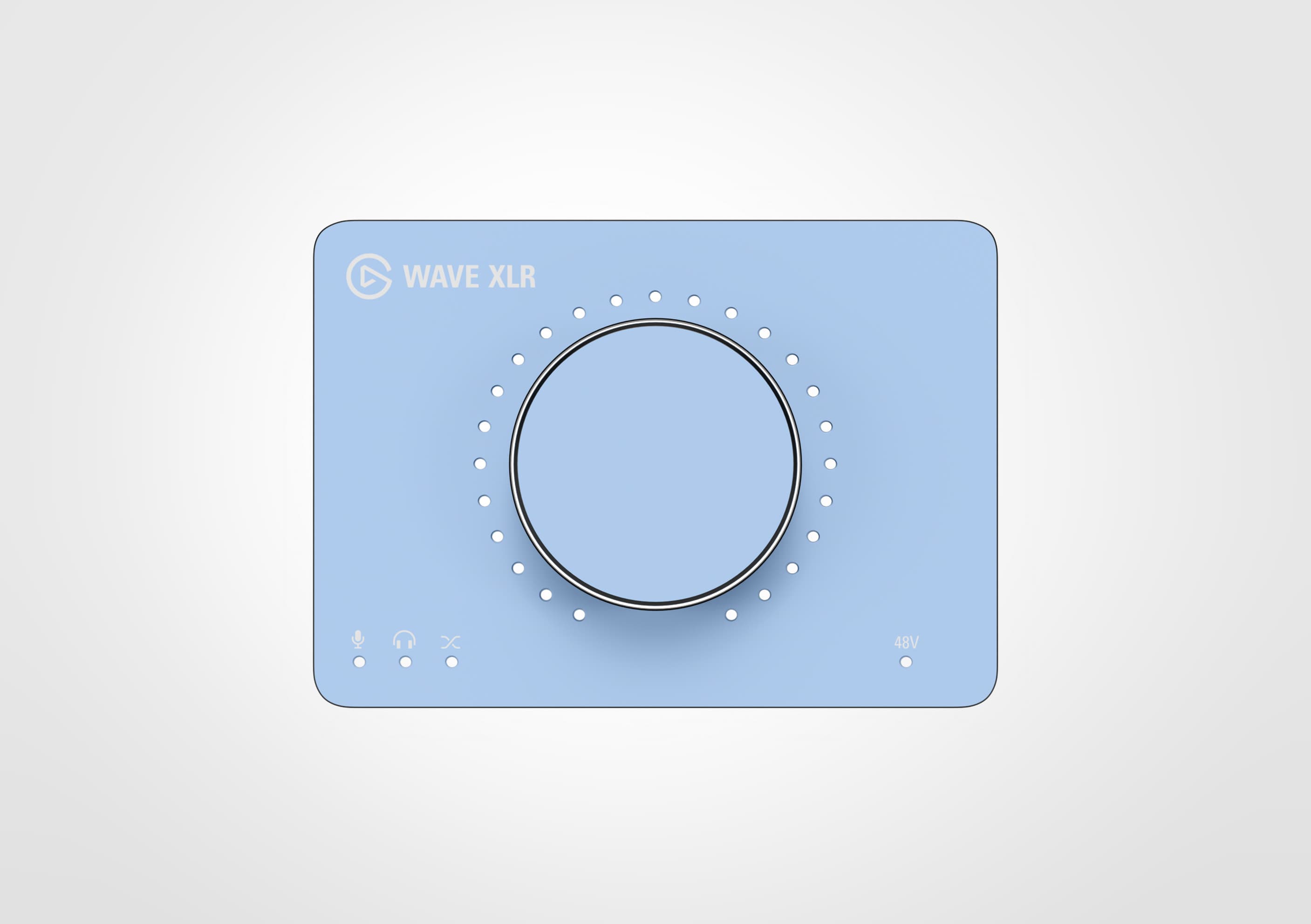 Wave XLR Glacier Ice Faceplate