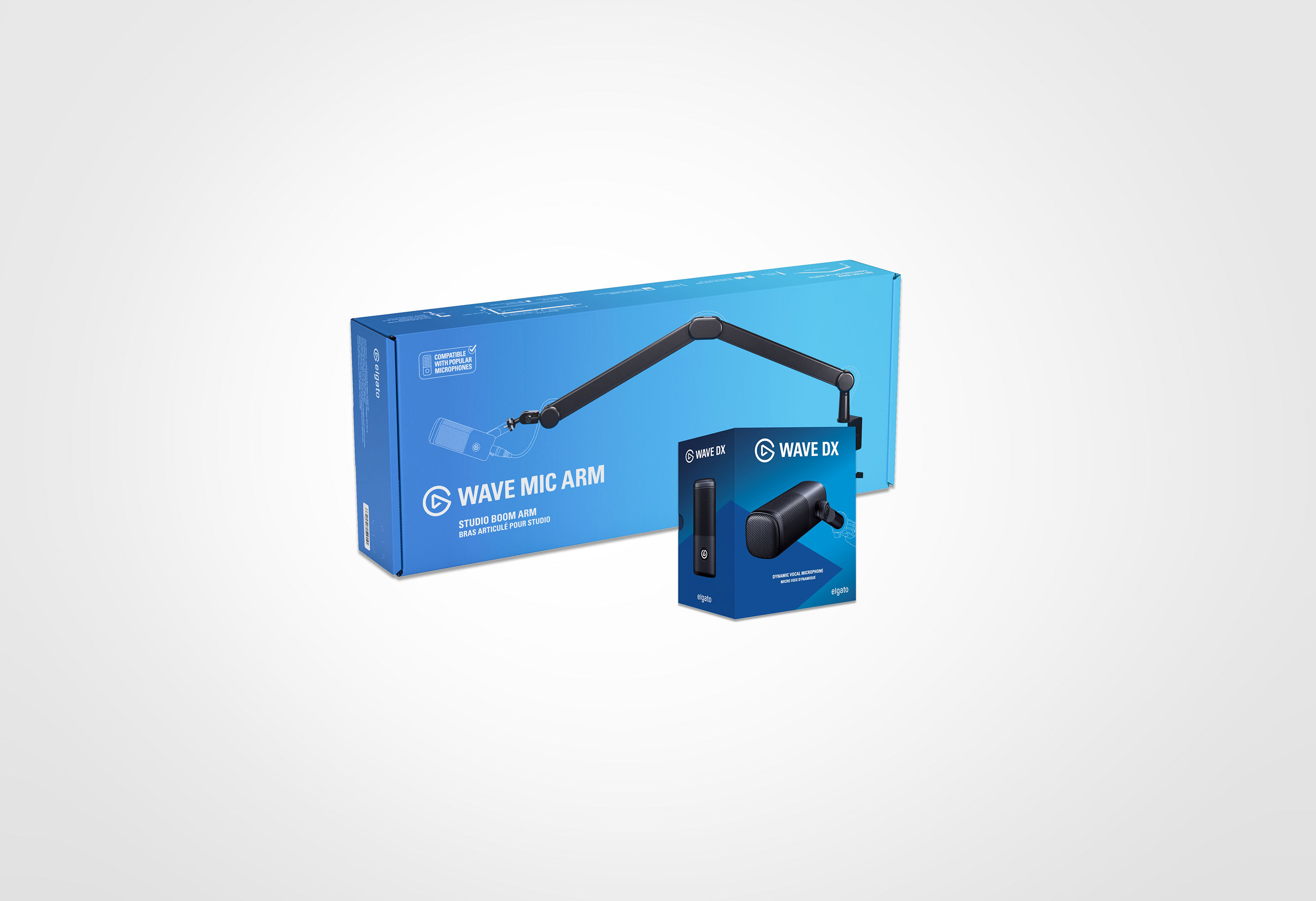 Dynamic Duo with Mic Arm MK.2 (without XLR Cable)