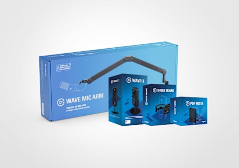 Wave:3 - Black | Microphone & Digital Mixing Solution | Elgato