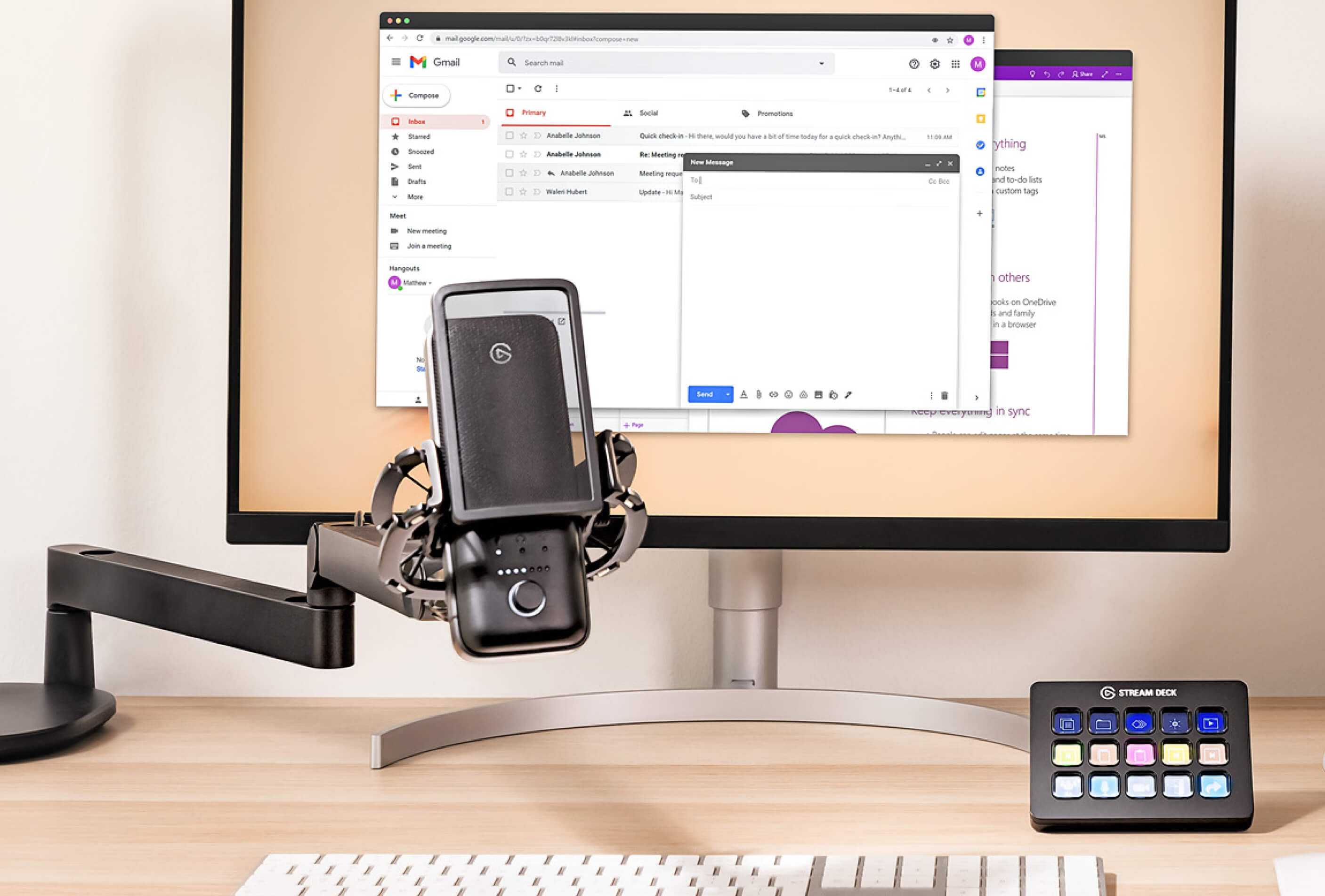 Elgato Wave:3 – USB Condenser Microphone and Digital Mixer with Elgato Wave  Shock Mount: Maximum isolation from vibration noise, steel chassis