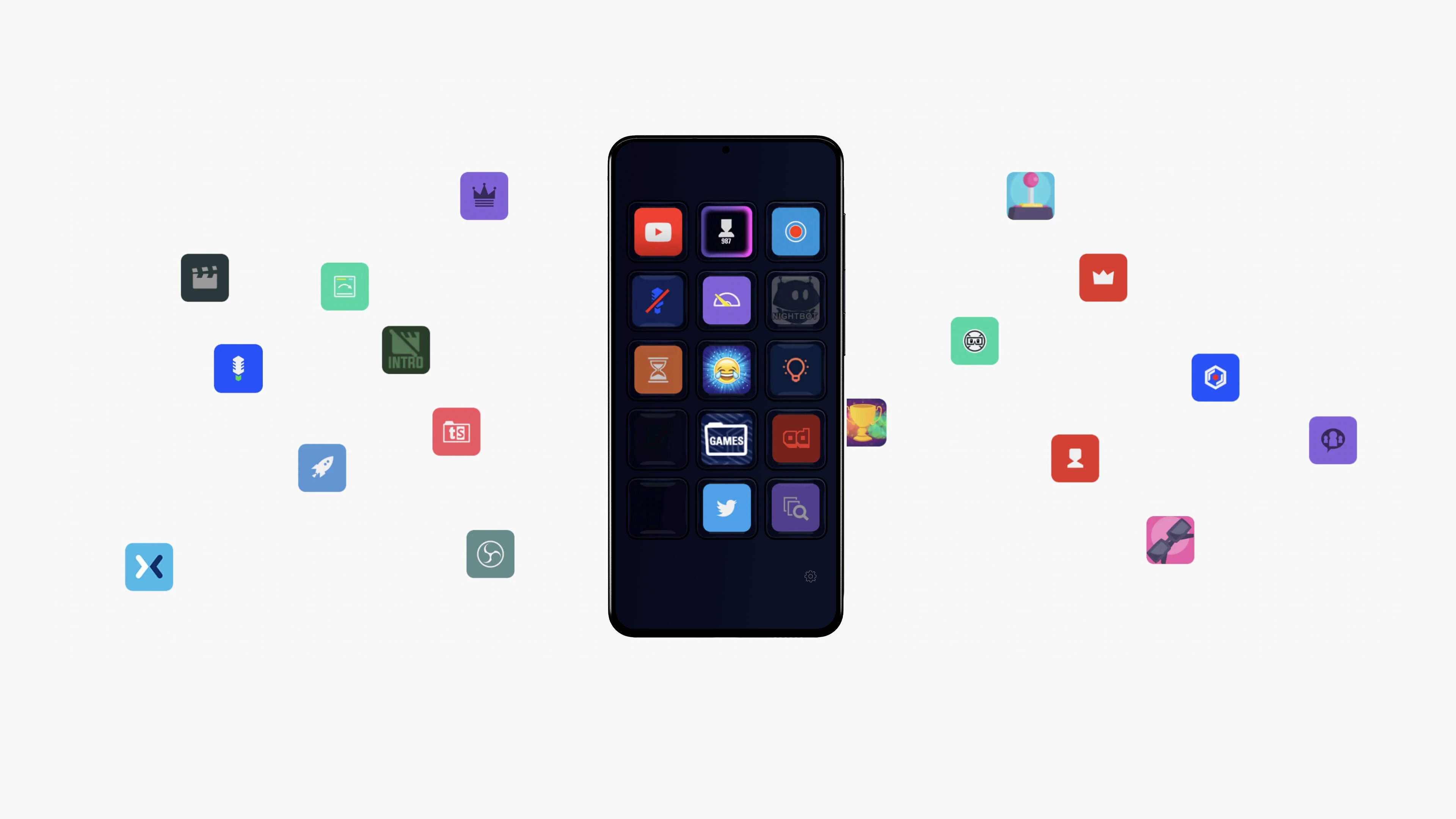 Stream Deck Mobile app with keys created for content creators