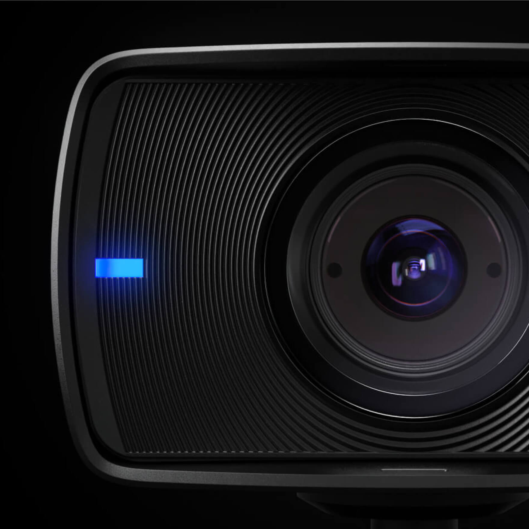 A closeup frontal view of Facecam