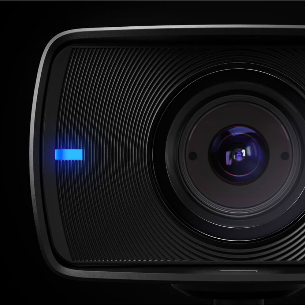 A closeup frontal view of Facecam