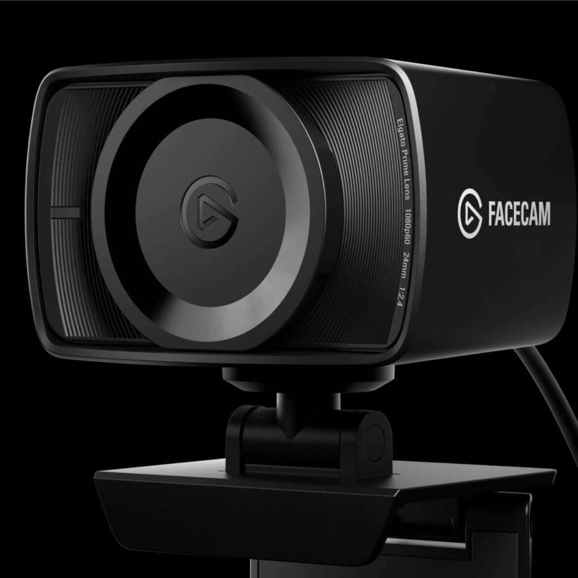 A closeup side view of Facecam