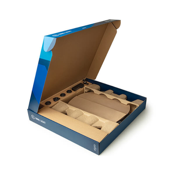 Sustainable packaging of ring light