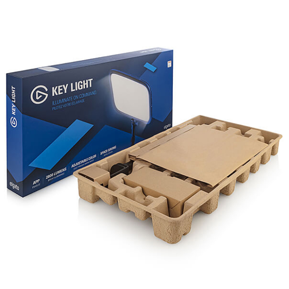 sustainable packaging of key light