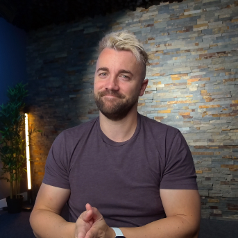 YouTube creator scene captured with Facecam Pro