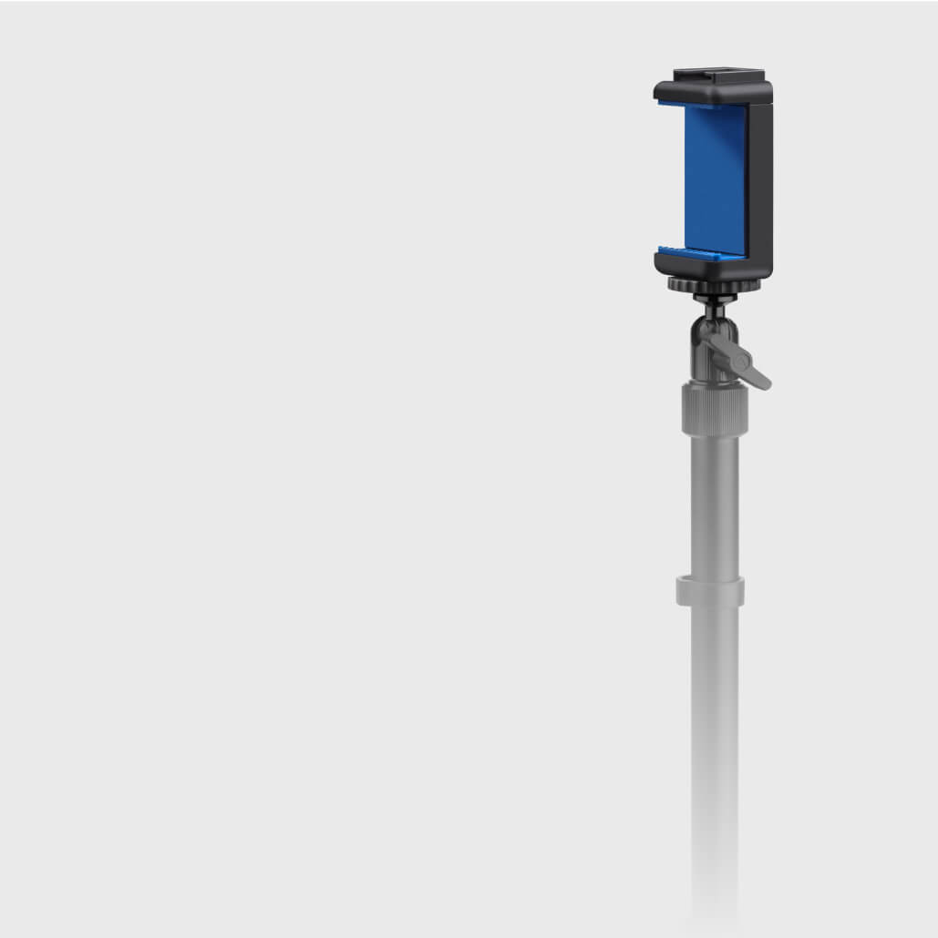 Phone holder with mounting points