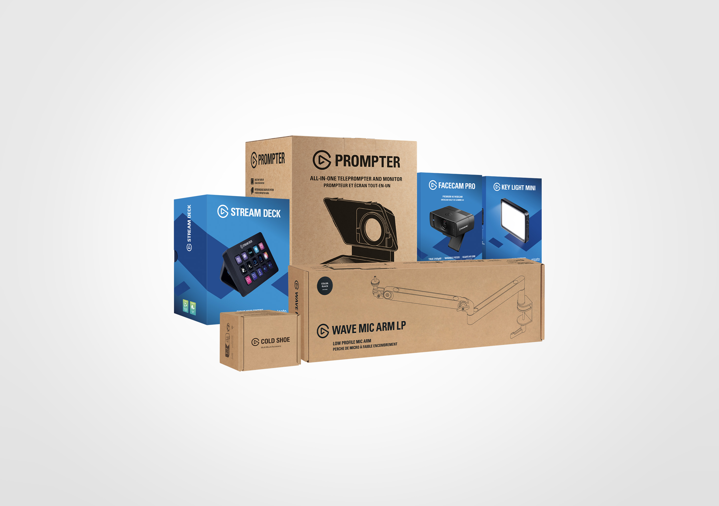 Prompter Boom 4K60 Bundle MK2 + Key Light Mini