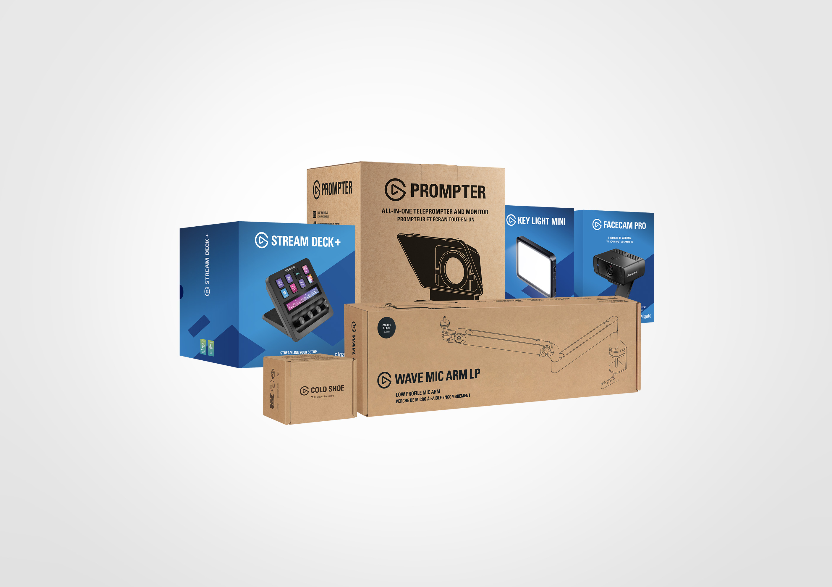 Prompter Boom 4K60 Bundle Plus + Key Light Mini