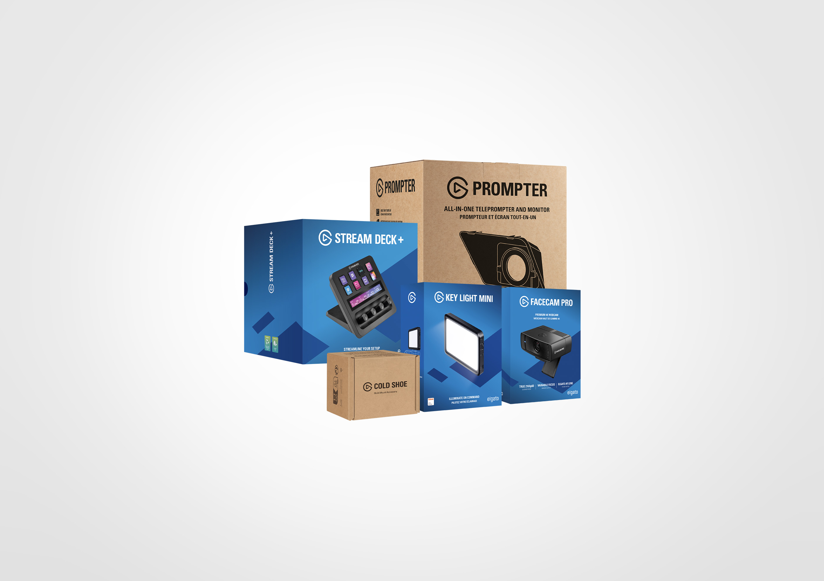 Prompter 4K60 Bundle Plus + Key Light Mini