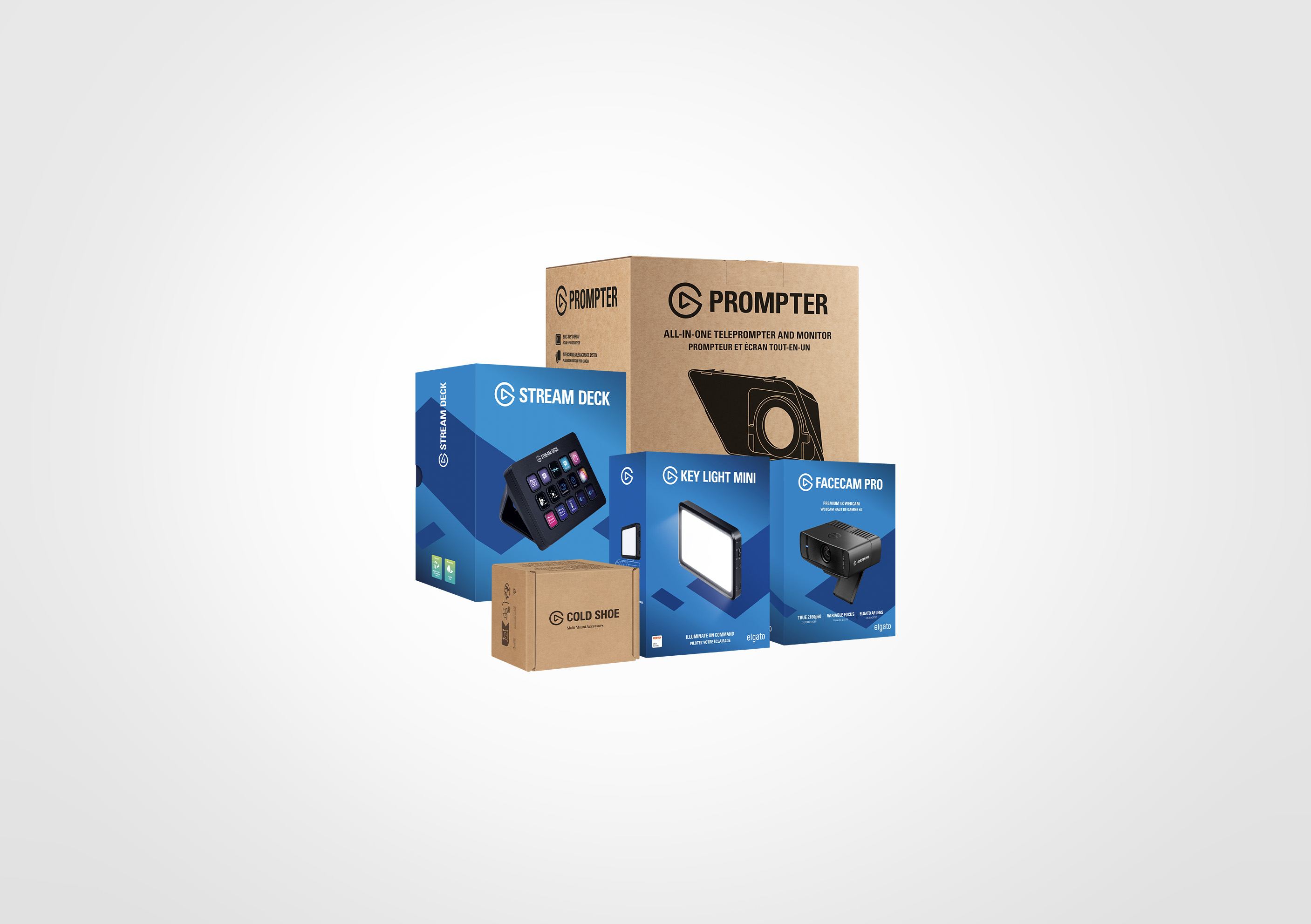 Prompter 4K60 Bundle MK2 + Key Light Mini
