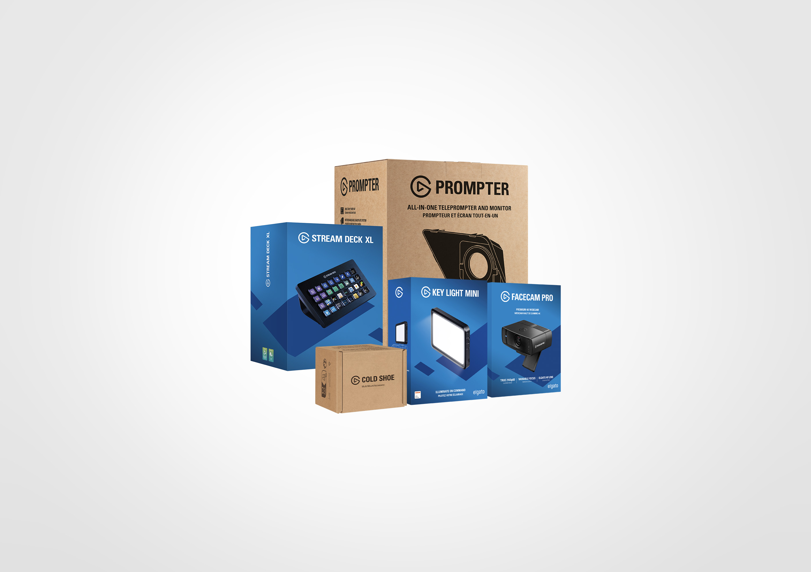 Prompter 4K60 Bundle XL + Key Light Mini