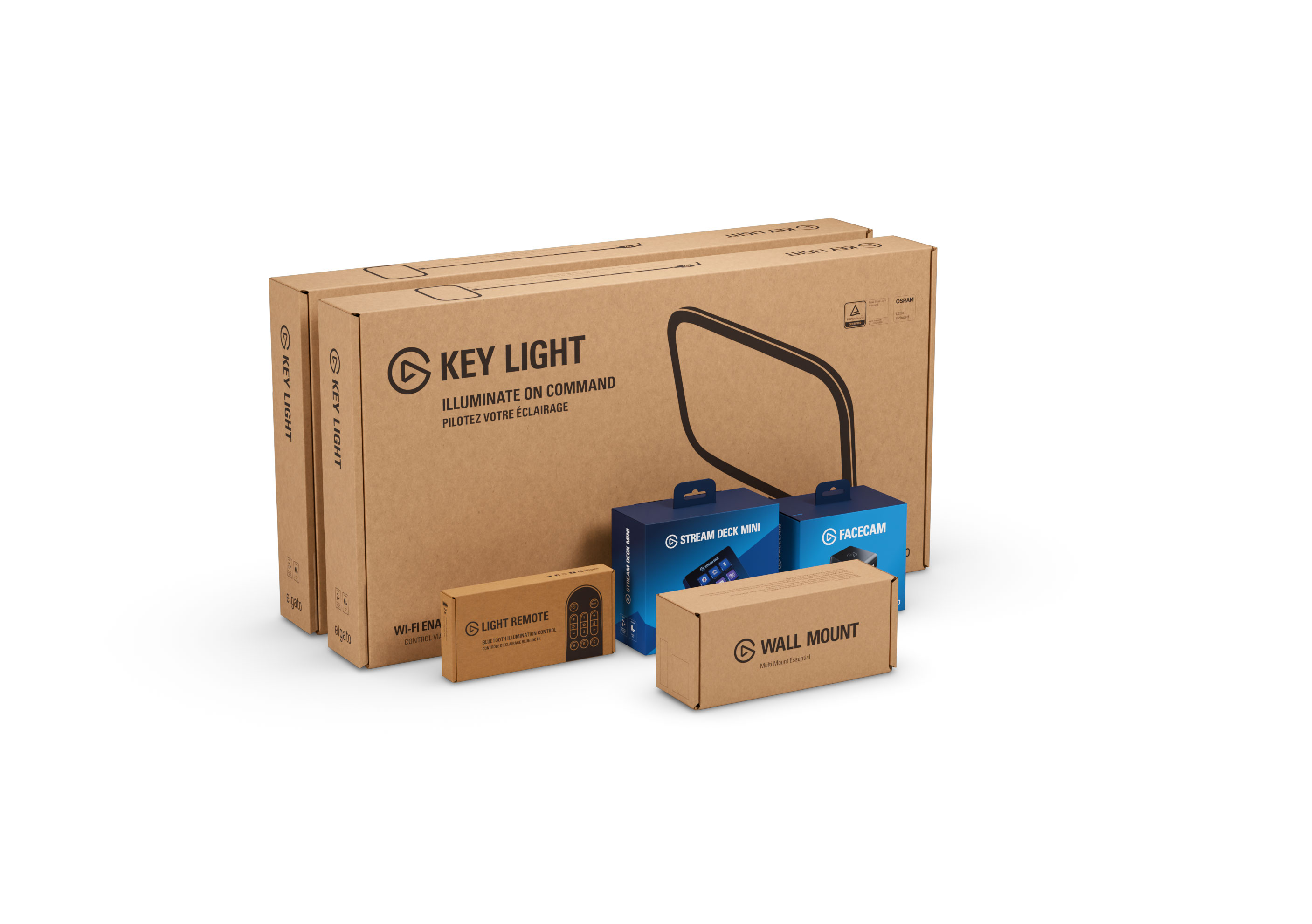Key Light Duo Bundle - Wall HD Remote Control Mini