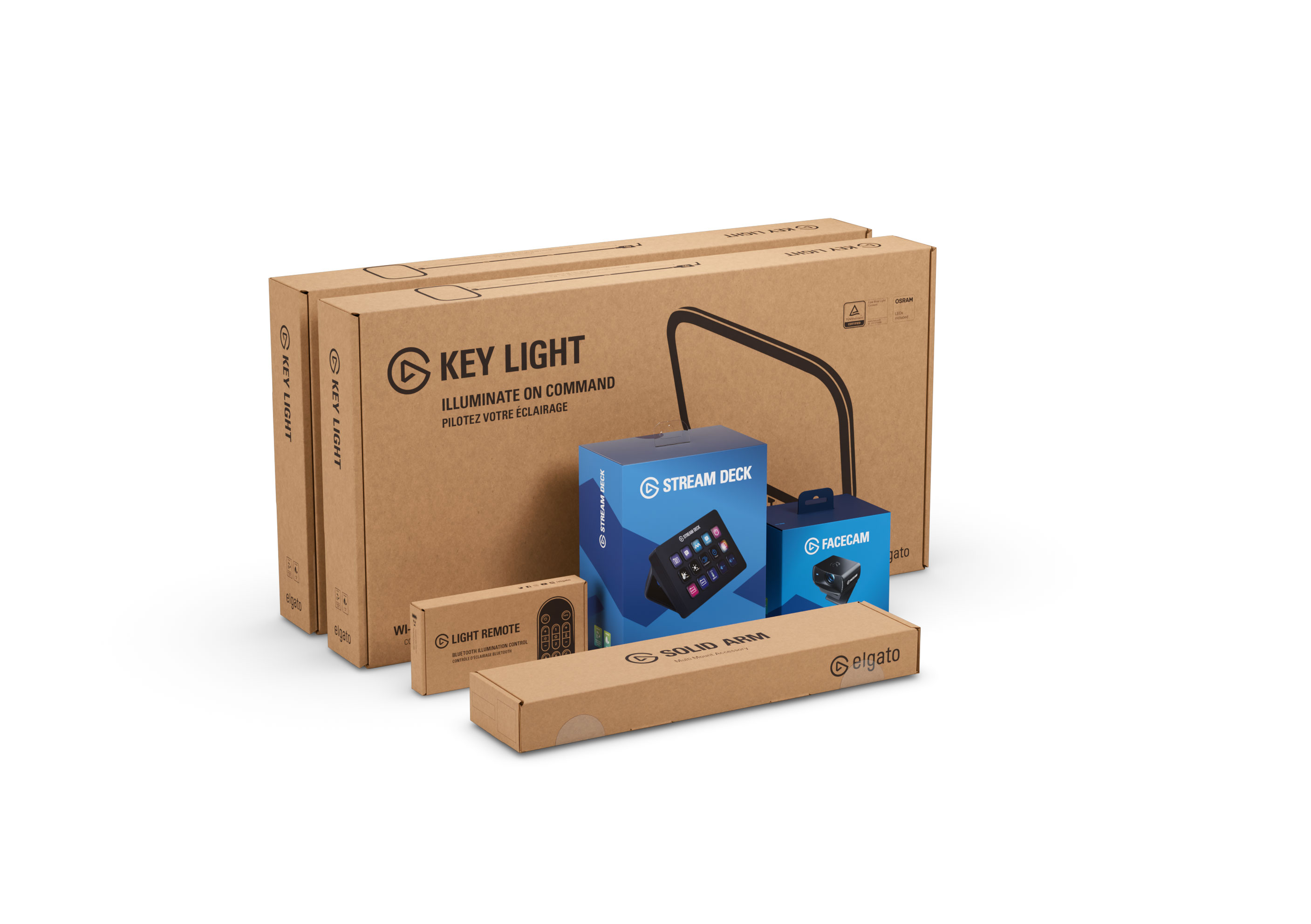 Key Light Duo Bundle - Solid HD Remote Control