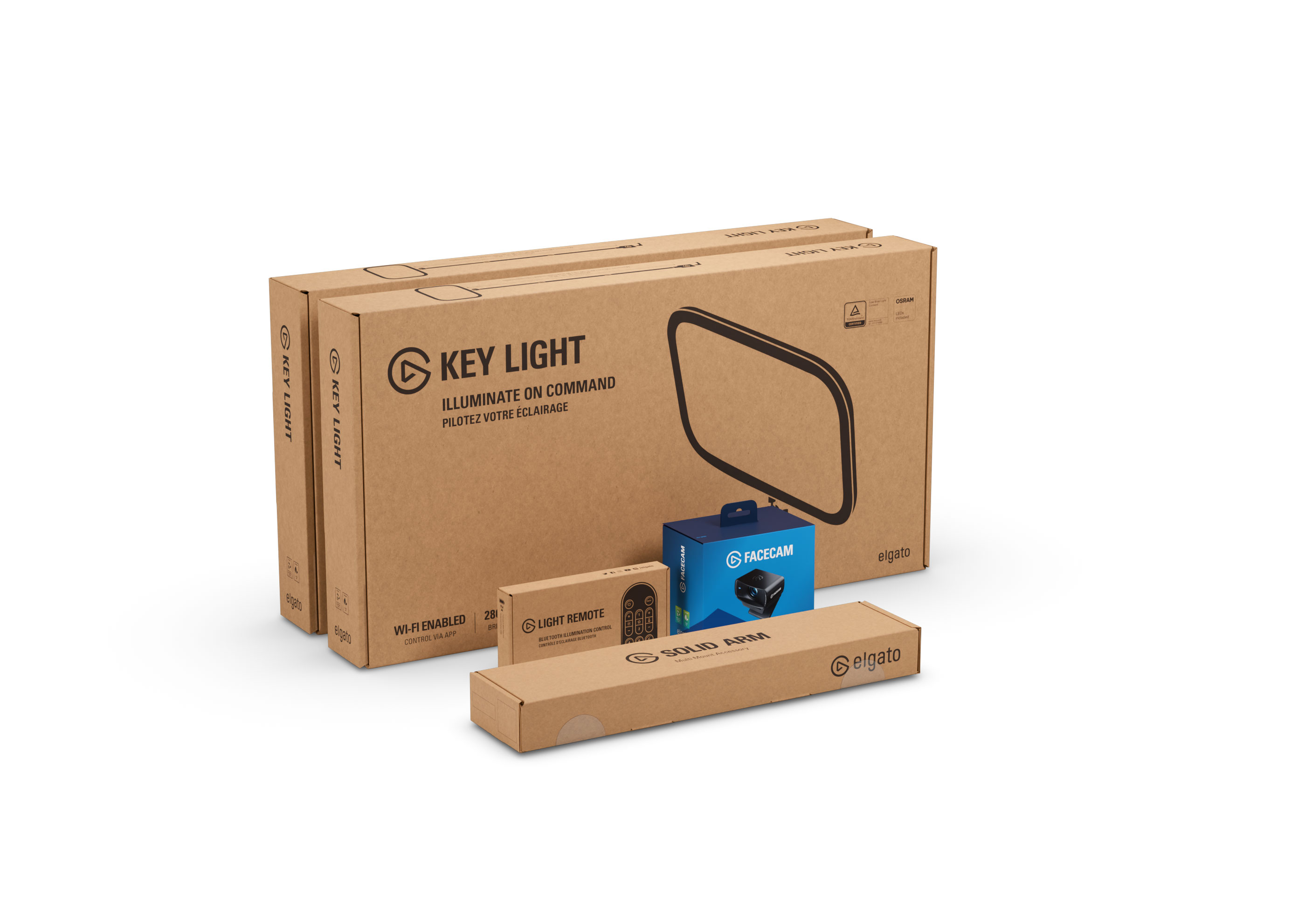 Key Light Duo Bundle - Solid HD Remote