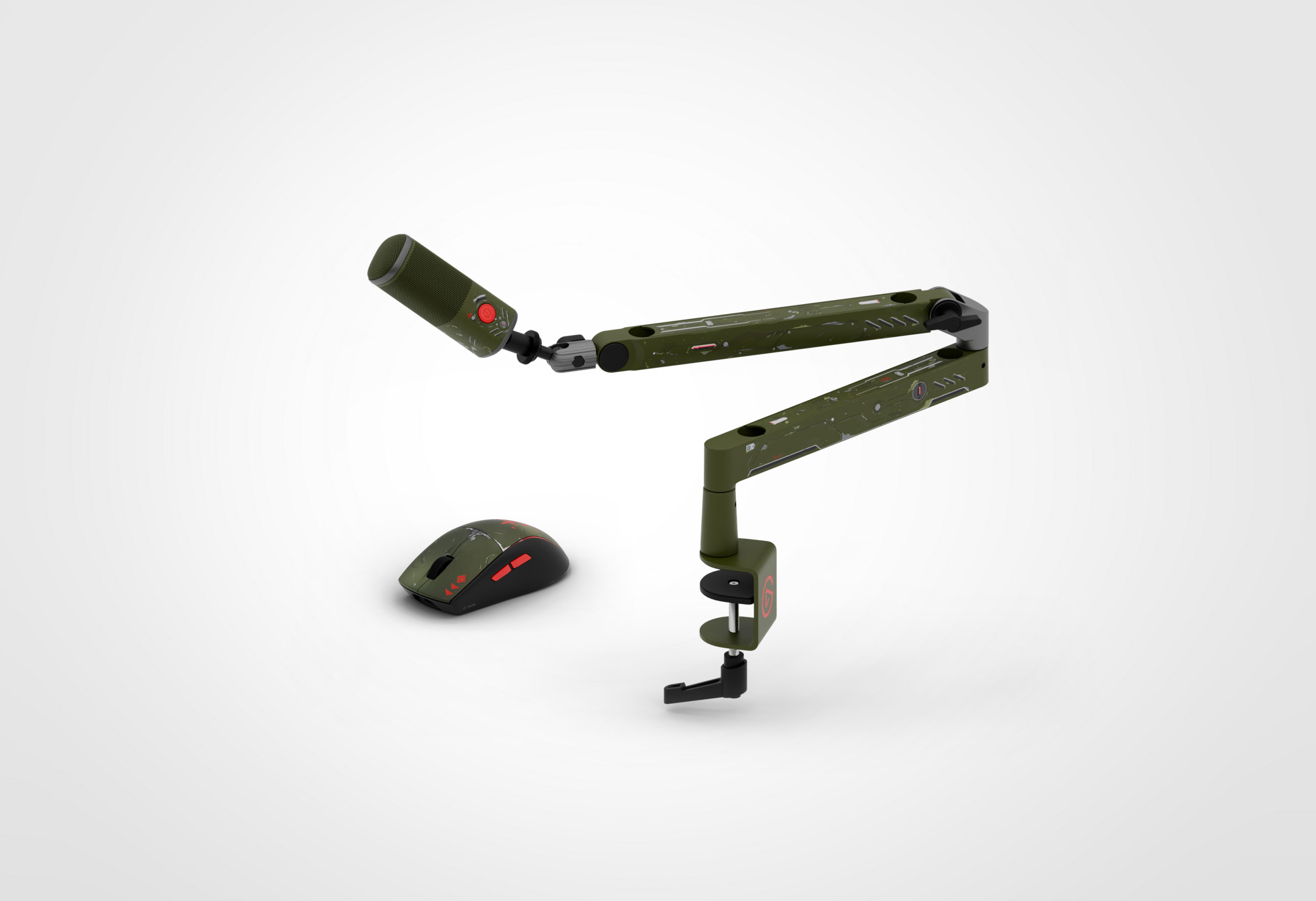 Doom Warrior Bundle - Mic, Mount and Mouse